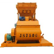 Compact and efficient concrete mixer with 750L discharging capacity for small-to-medium scale projects