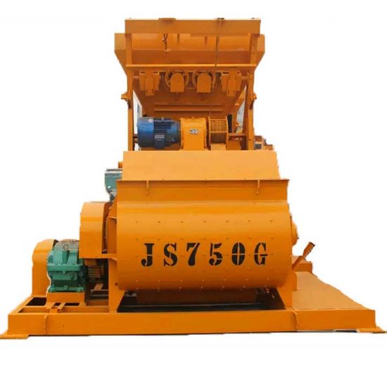 Compact and efficient concrete mixer with 750L discharging capacity for small-to-medium scale projects