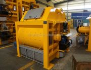 JS2000 high-capacity concrete mixer with 2m³ discharging volume for industrial and commercial applications