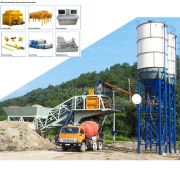 Fully integrated mobile mixing solution with 35 cubic meters per hour capacity for on-site concrete production